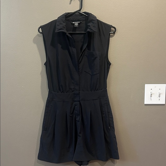 Athleta Pants - Athleta Black Sleeveless Romper size 2